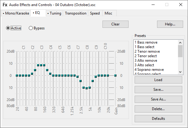 Fx EQ screenshot